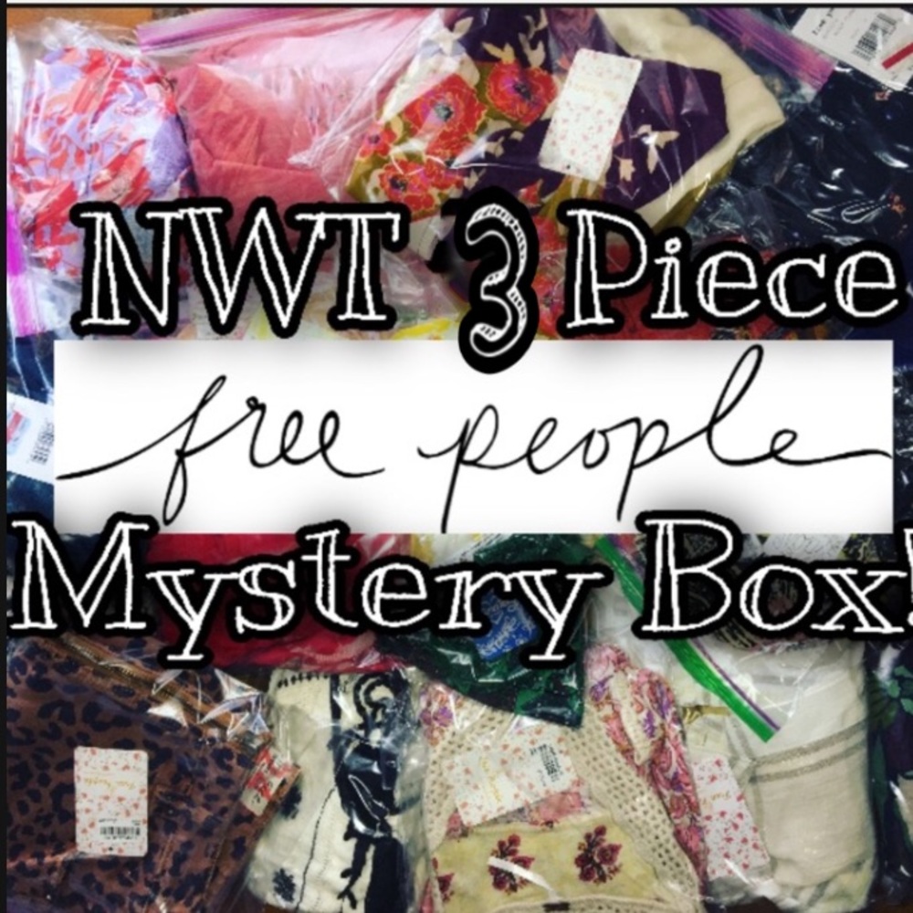 Free People NWT 3 Piece Mystery Box!